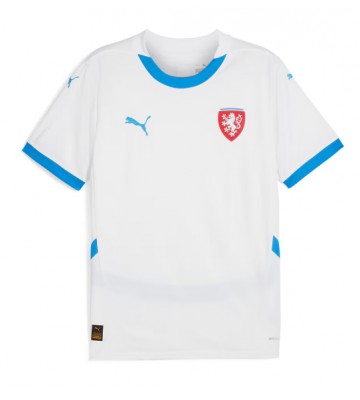 Lacne Muži Futbalové dres Česká Republika ME 2024 Krátky Rukáv - Preč